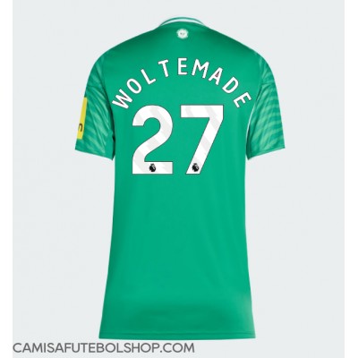 Camisa de time de futebol Newcastle United Nick Woltemade #27 Replicas 2º Equipamento Feminina 2025-26 Manga Curta Camisa de time de futebol Newcastle United Nick Woltemade #27 Replicas 2º Equipamento Feminina 2025-26 Manga Curta
